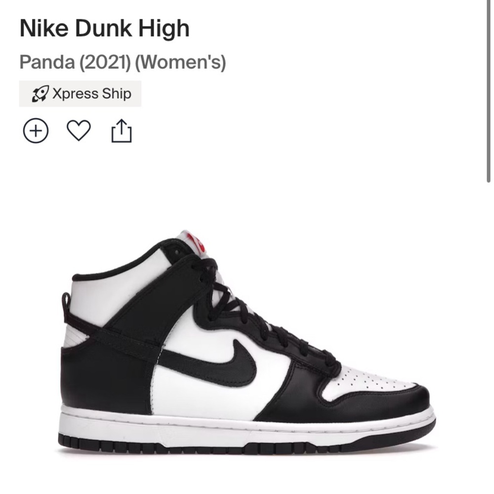 Nike Dunk High (Panda)
